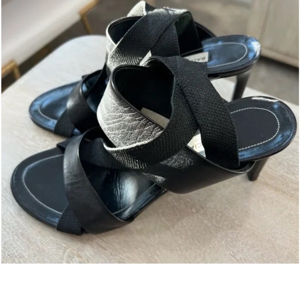 Balenciaga Chevreau Slingback Heels - Picture 6 of 9